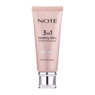 کرم مرطوب کننده رنگی 3 در 1 مدل Healthy Skin با SPF 50 حجم 30 میلی لیتر نوت