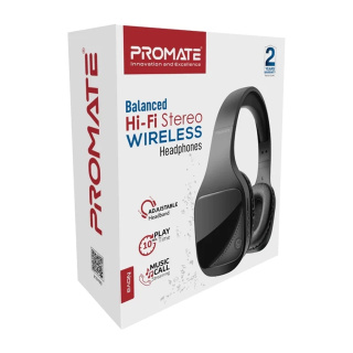 هدفون بلوتوث پرومیت مدل NOVA.BLACK - 01
