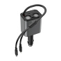 شارژر فندکی مدل MULTIPORT 90W GL-CC07