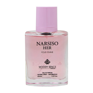 عطر جیبی زنانه مدل Narsiso Her حجم 30 میلی لیتر وودی سنس