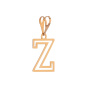 آویز گردنبند طلا 18 عیار زنانه طرح Z مدل MM2111