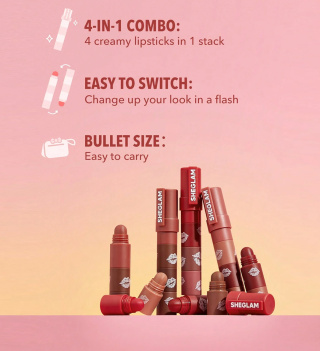رژ لب شیگلم مدل Mega - 04