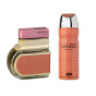 ادو تویلت زنانه مدل Genesis Rose Gold حجم 100 میلی لیتر به همراه اسپری خوشبو کننده بدن زنانه مدل  Genesis Rose Gold حجم 200 میلی لیتر