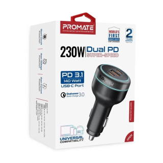 شارژر فندکی پرومیت مدل POWERDRIVE-230 - 01