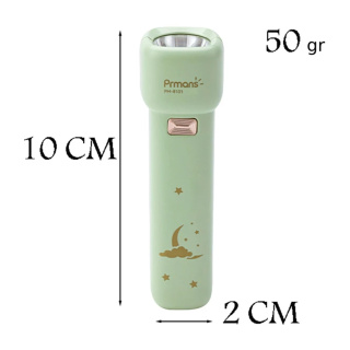 چراغ قوه دستی پرمنس مدل مهتابی 3 حالته کد 8101 متفرقه - 01
