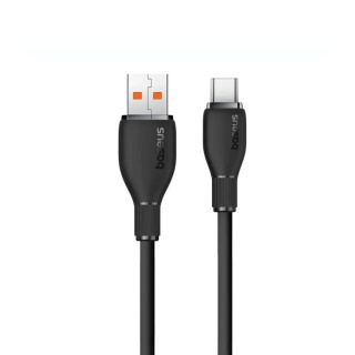کابل شارژ سریع USB-A به USB-C بیسوس مدل Pudding P10355703111-B1 - 01