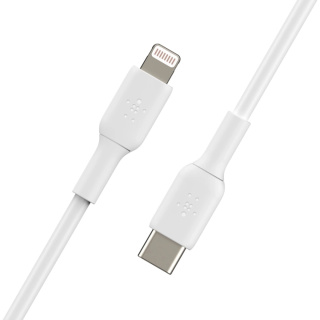 کابل شارژ سریع USB-C به لایتنینگ بلکین مدل CAA003bt1MWH طول 1 متر - 01