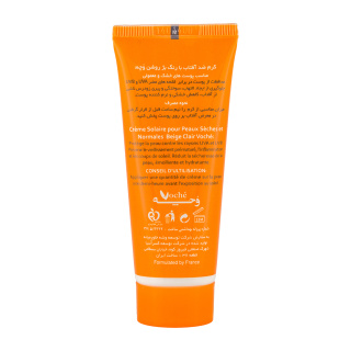 کرم ضد آفتاب رنگی وچه با SPF50 مناسب پوست خشک و معمولی حجم 40 میلی لیتر - 01