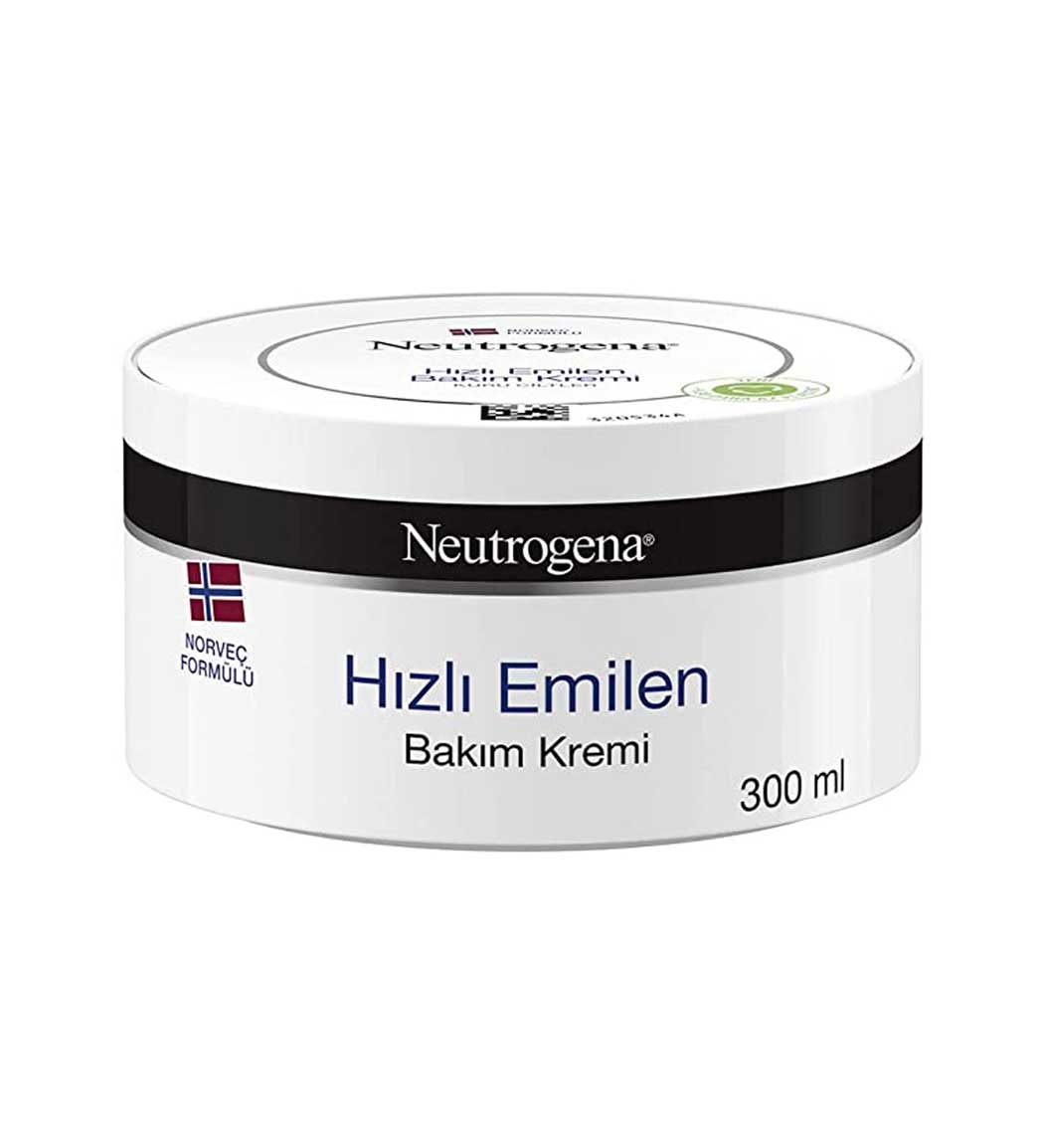 کرم مغذی و مرطوب کننده مدل Fast Absorbing Care مناسب پوست های خیلی خشک 300میل نوتروژینا نمای ۲