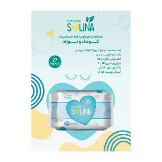 دستمال مرطوب کودک مدل Baby Fresh Scent بسته 27عددی سون کوئین - 02