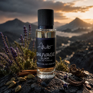 عطرجیبی مردانه مدل Savage Elixir حجم 35 میلی لیتر آدولفو - 04