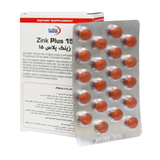 پک 4 عددی قرص Zink Plus 15 بسته 60 عددی یوروویتال - 02