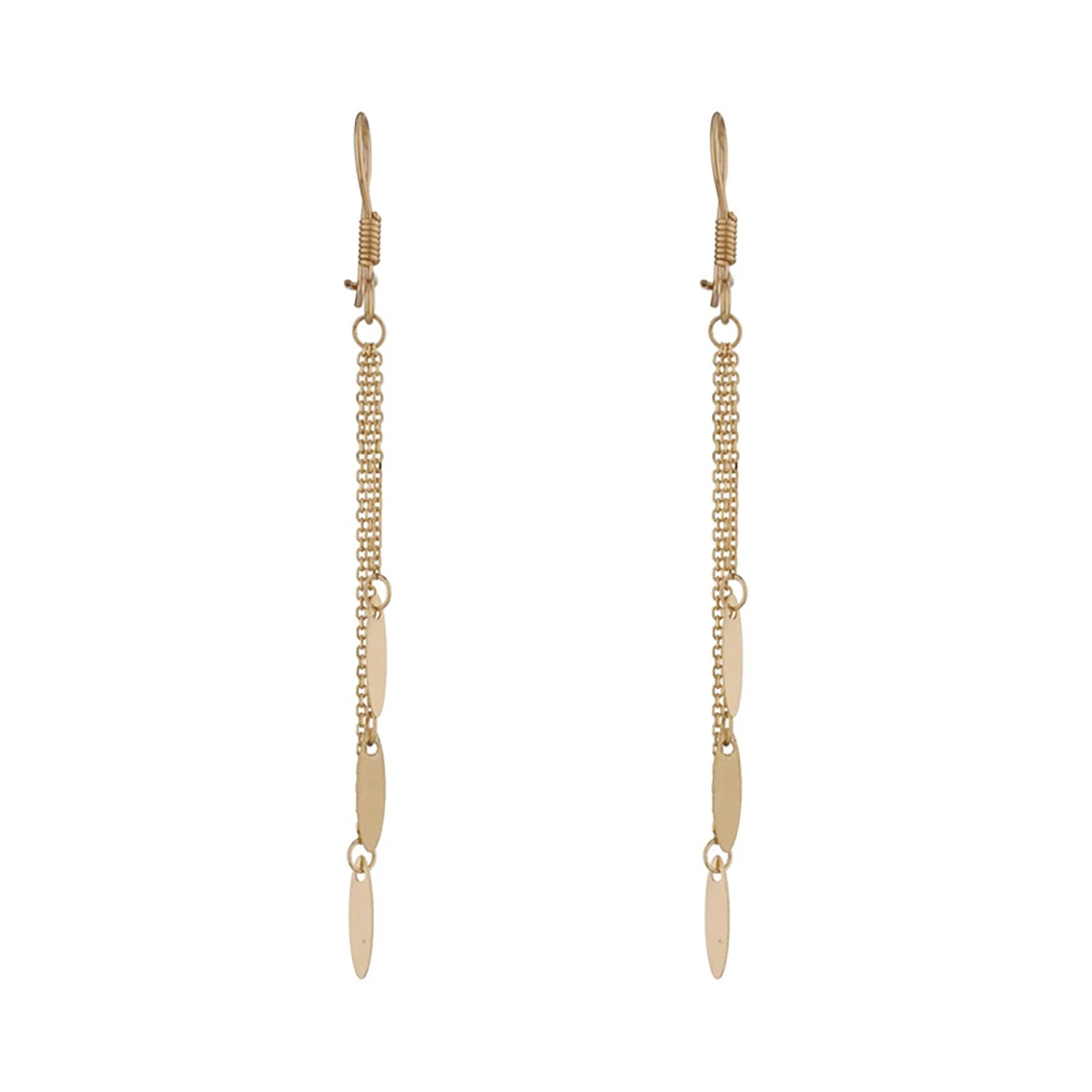 گوشواره طلا 18 عیار زنانه مدل ME1182