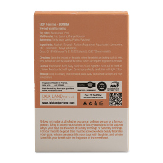 عطر جیبی زنانه مدل Bonita حجم 30 میلی لیتر لالالند - 04