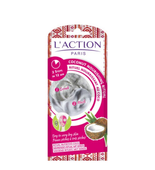 ماسک و اسکراب نارگیل تغذیه کننده پوست لکسیون