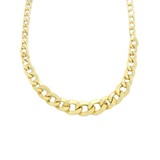 گردنبند طلا 18 عیار زنانه با زنجیر طرح کارتیه مدل MM2305 مهر گالری