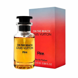 عطر جیبی مدل Louis Vuitton On The Beach حجم 25 میلی لیتر پینک ویژوال