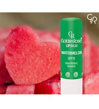 بالم لب گلدن رز مدل هندوانه ای حاوی SPF 15 - 01