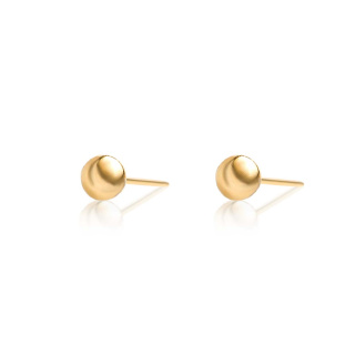 گوشواره طلا 18 عیار مدل گوی 6 ماوی گالری