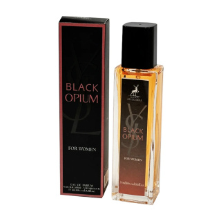 عطر جیبی زنانه مدل Black Opium حجم 35 میلی لیتر الحمبرا - 01