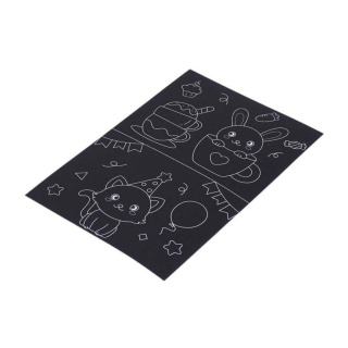 پک نقاشی اسکرچ کد 537-5 بسته 4 عددی متفرقه - 04