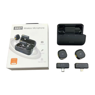 میکروفن یقه ای بی سیم مدل SX27 با درگاه اتصال تایپ سی متفرقه - 05