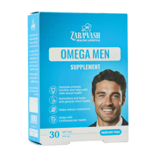 سافت ژل امگا من بسته 30 عددی زراوش