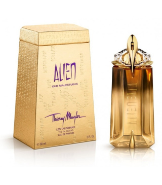 ادو پرفیوم زنانه مدل Alien Oud Majestueux حجم 90 میل تیری موگلر