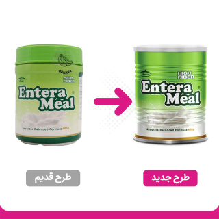 پودر Entera Meal کارن با فیبر بالا طعم موز وزن 400 گرم - 01
