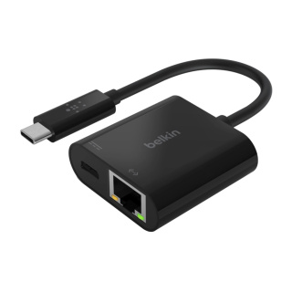 مبدل USB-C به شارژ و اترنت بلکین مدل INC001btBK