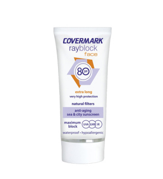 کرم ضد آفتاب بی رنگ کاورمارک با SPF80 مناسب انواع پوست حجم 50 میلی لیتر