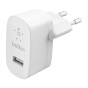 شارژر دیواری شارژ سریع 12 وات و کابل لایتنینگ USB-A مدل WCA002vf1MWH