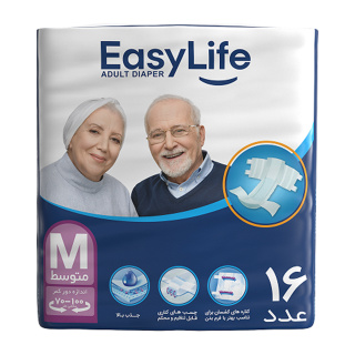 پوشینه کامل بزرگسال سایز متوسط بسته 16عددی ایزی لایف