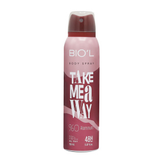 اسپری بدن مردانه مدل Take Me Away حجم 150میل بیول