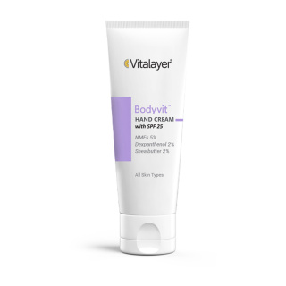 کرم مرطوب کننده دست مدل Bodyvit با SPF25 حجم 75 میلی لیتر ویتالیر