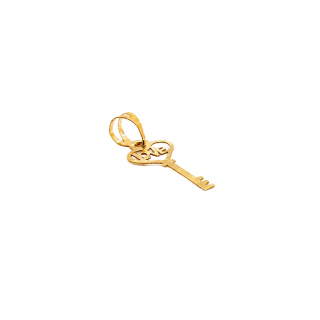 آویز گردنبند طلا 18 عیار زنانه طرح کلید کد MM2351 - 01