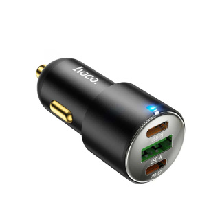 شارژر فندکی 45 وات مدل NZ6 USB هوکو - 01