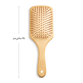برس مو چوبی بامبو مدل Rectangular فیشر لایت - 02