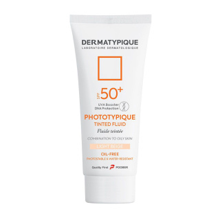 کرم ضد آفتاب رنگی درماتیپیک مدل فتوتیپیک با SPF50 مناسب پوست چرب حجم 50 میلی لیتر