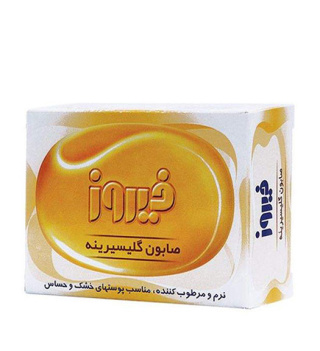 صابون بچه فیروز مدل گلیسیرینه مناسب پوست خشک و حساس وزن 75 گرم