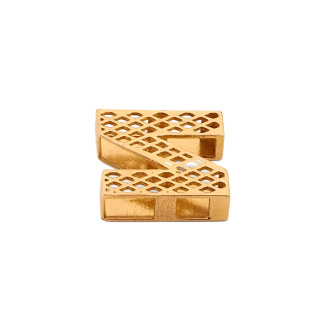 آویز گردنبند طلا 18 عیار زنانه طرح حرف N کد MM2144 - 02