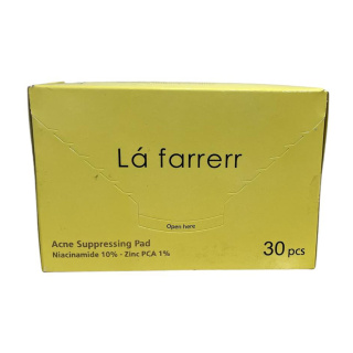 پد ضد آکنه حاوی نیاسین آمید 10% و زینک پی سی آ 1% بسته 30 عددی لافارر - 02