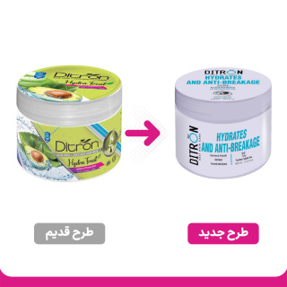 ماسک مرطوب کننده مو حاوی عصاره آلوئه ورا و آووکادو وزن 400 گرم دیترون - 01