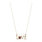 گردنبند طلا 18 عیار مدل LOVE