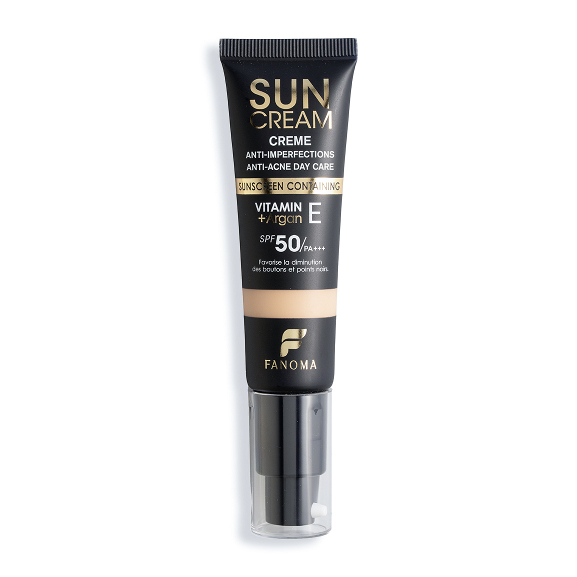 کرم ضد آفتاب رنگی بدون چربی و ضدجوش SPF 50 حجم 35 میلی لیتر