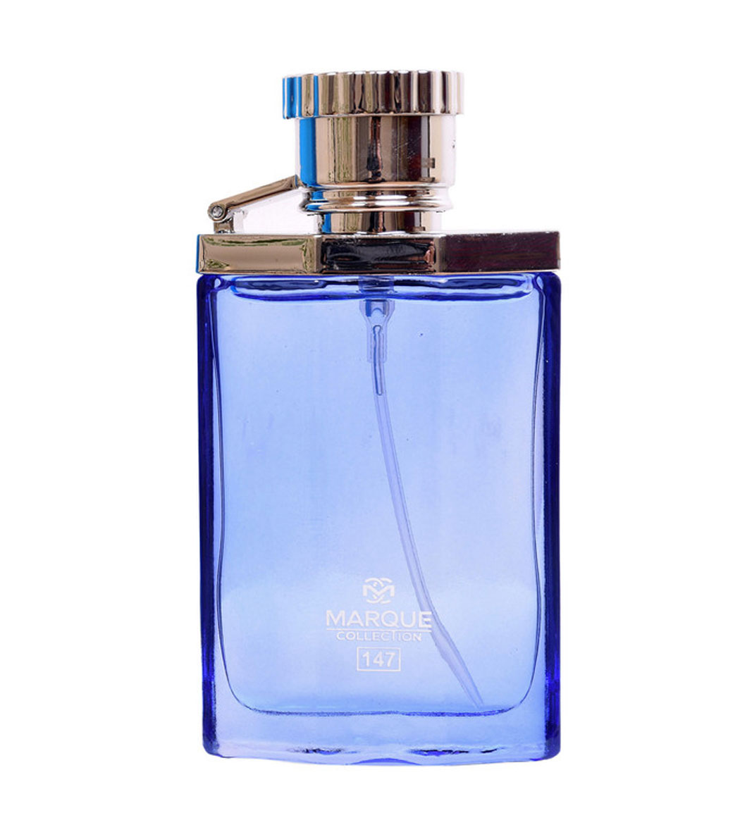 عطر جیبی مردانه مارکو کالکشن مدل Dunhill Desire Blue کد 147 حجم 30 میلی لیتر نمای ۲