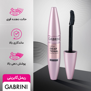ریمل حجم دهنده فوق مشکی مدل Lash Exceptional گابرینی - 04