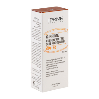 فلوئید ضد آفتاب حاوی ویتامین c و spf50 فیوژن واتر مناسب انواع پوست حجم 40 میل پرایم - 06