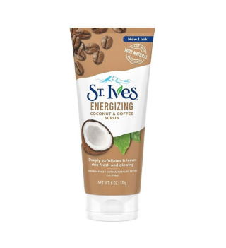 اسکراب انرژی بخش پوست حاوی قهوه و نارگیل وزن 170 میل سینت ایوز