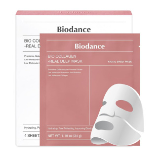 پک 4 عددی ماسک ورقه ای مدل Bio Collagen بایو دنس